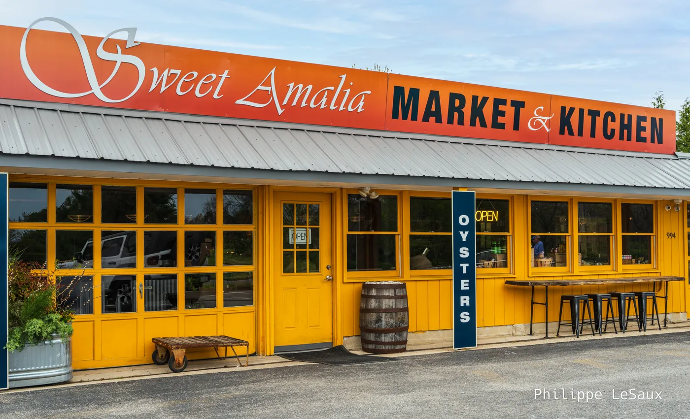 Exterior shot of Sweet Amalia Market and Kitchen